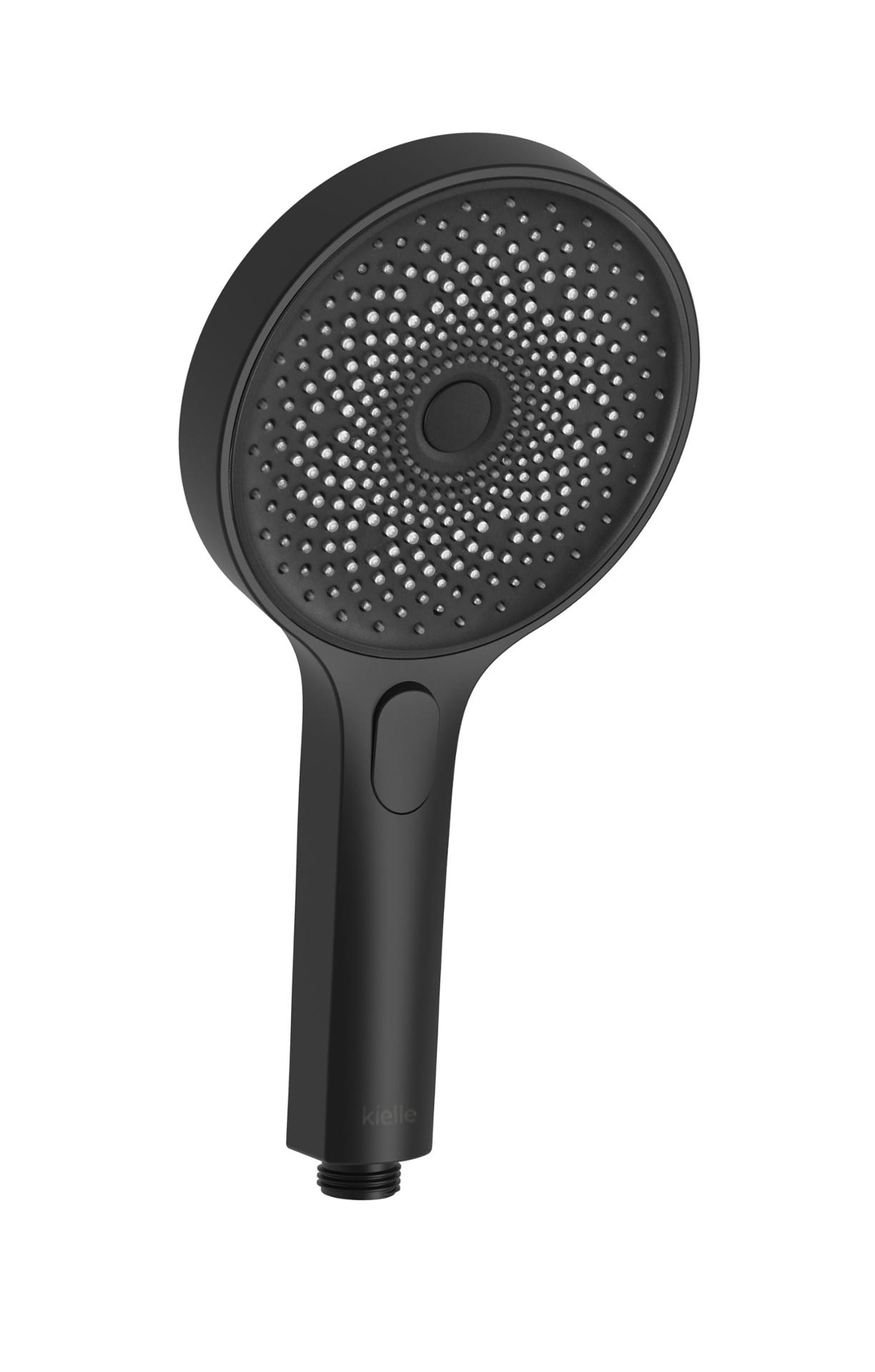 Kielle Oudee ručná sprcha 130 mm, 3 prúdy, matná čierna
